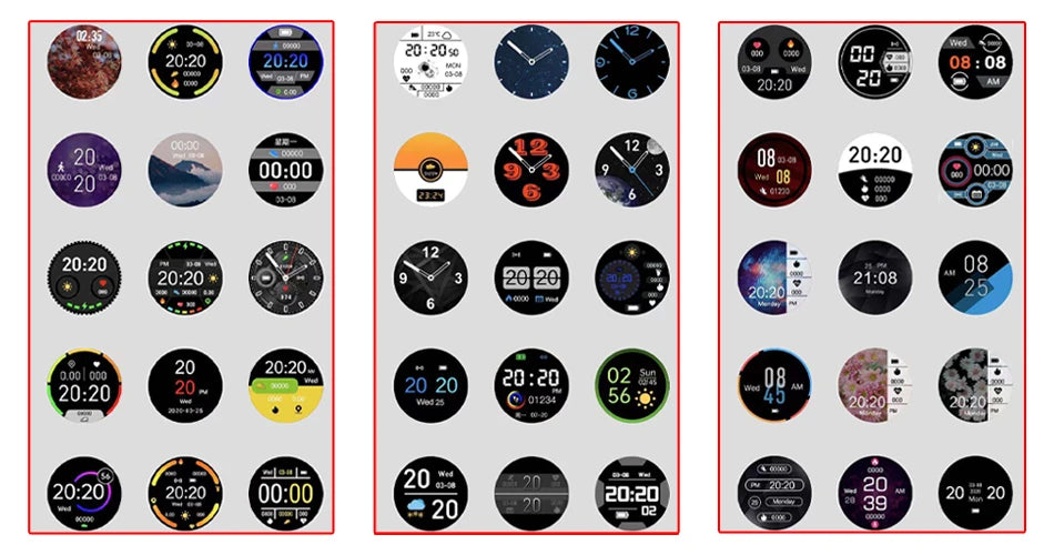 Smart watch Ladies Full touch Screen