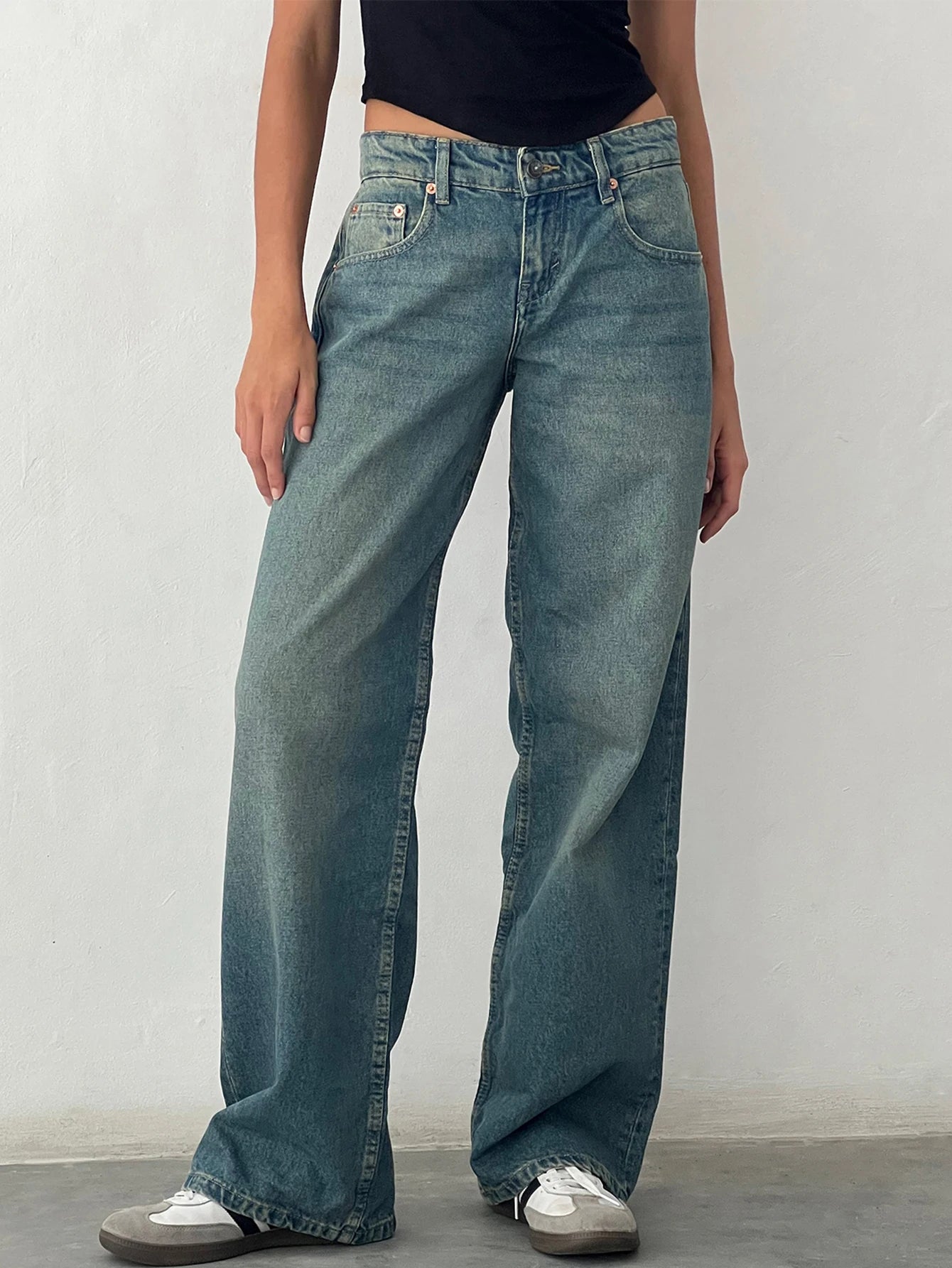High Waist Baggy