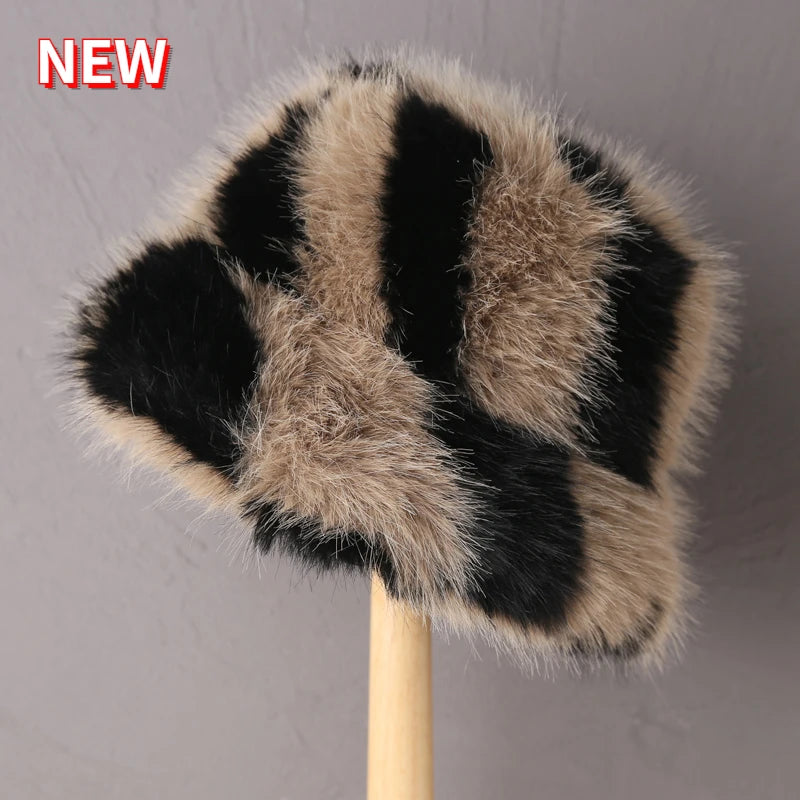 Luxury Faux Fur Bucket Hat