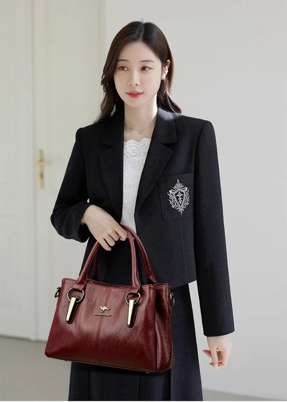 Lorvue Microfiber Synthetic Leather Bag