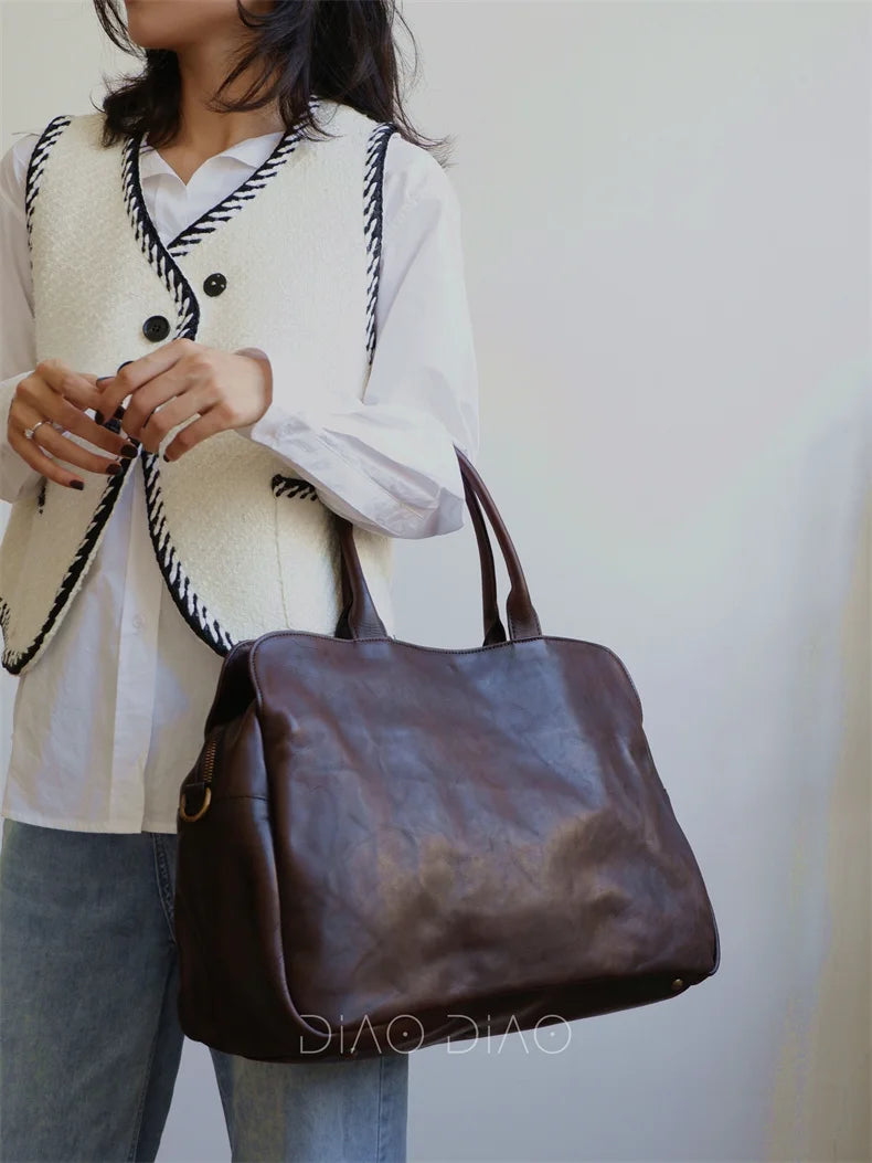 Genuine Leather Shoulder Bag