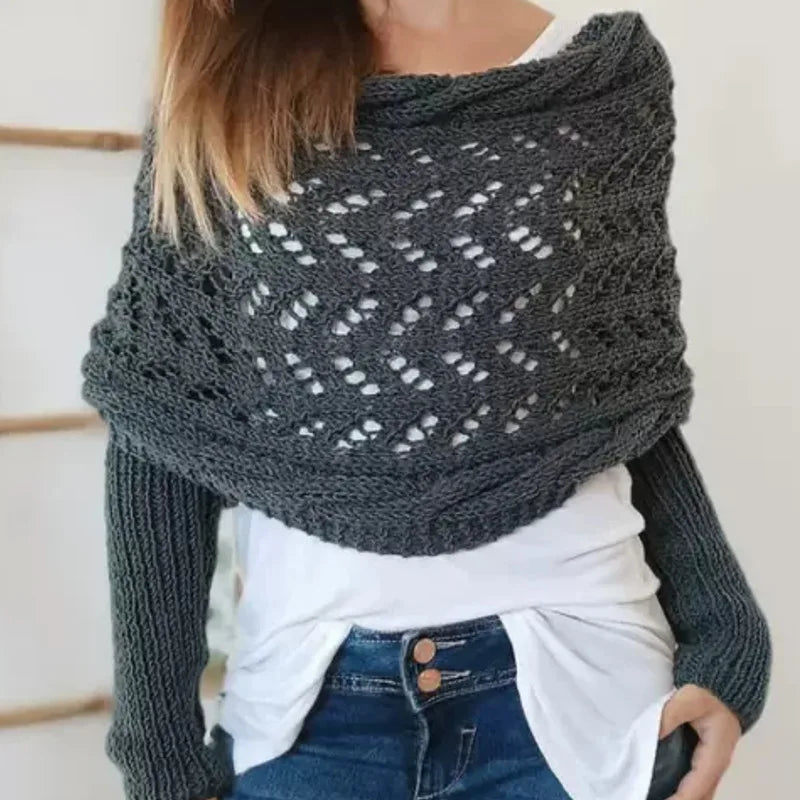 Multifunctional Women's Winter Scarf with Long