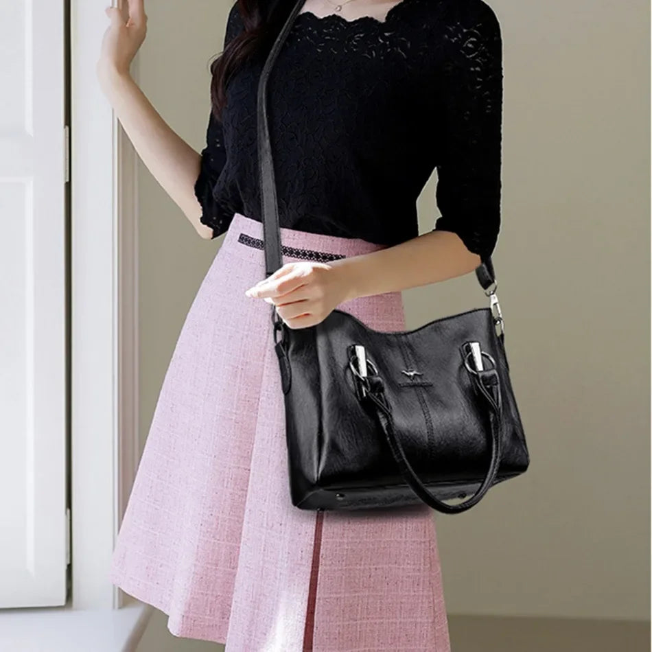 Lorvue Microfiber Synthetic Leather Bag