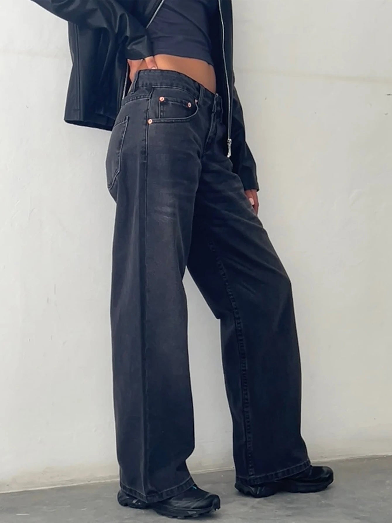 High Waist Baggy