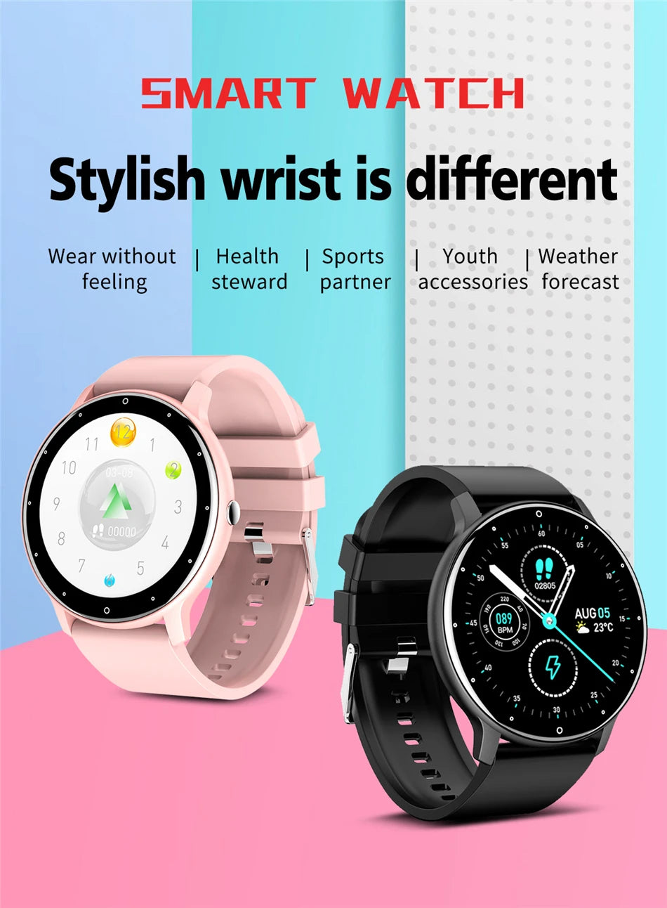 Smart watch Ladies Full touch Screen