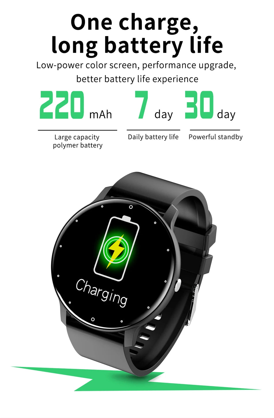Smart watch Ladies Full touch Screen