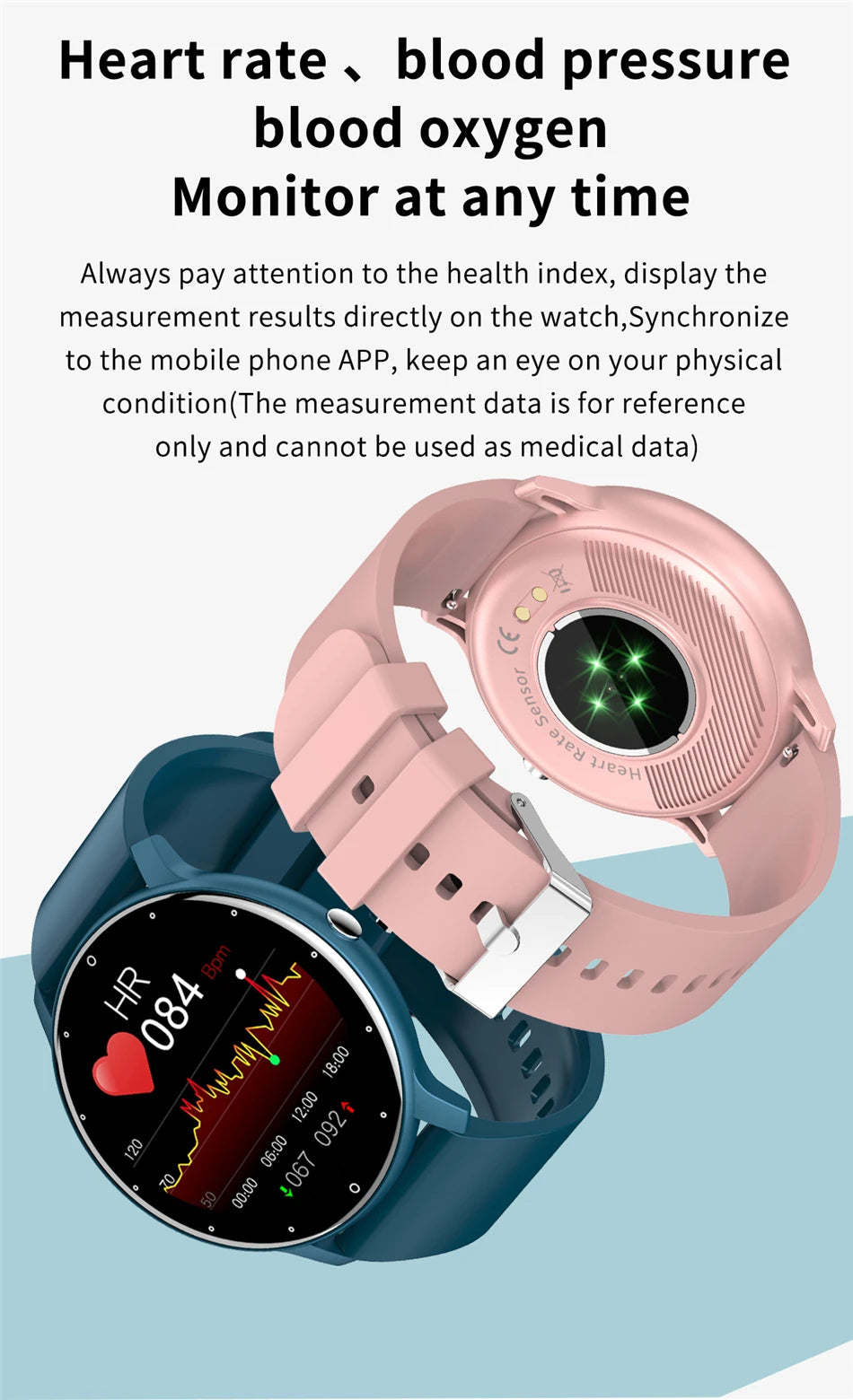 Smart watch Ladies Full touch Screen