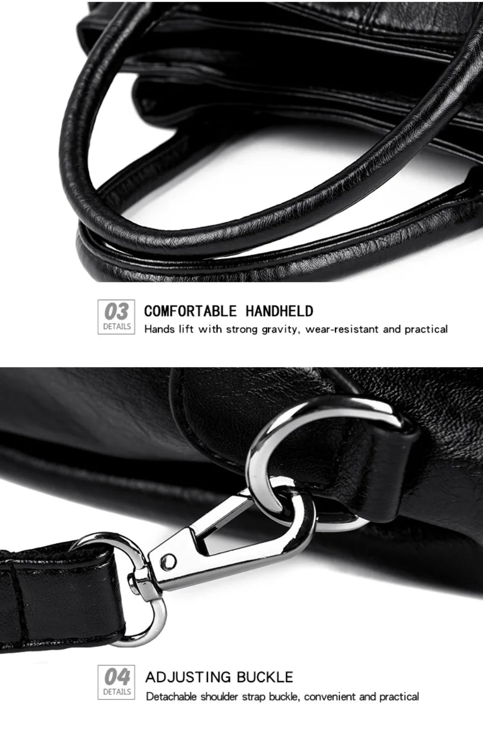 Lorvue Microfiber Synthetic Leather Bag