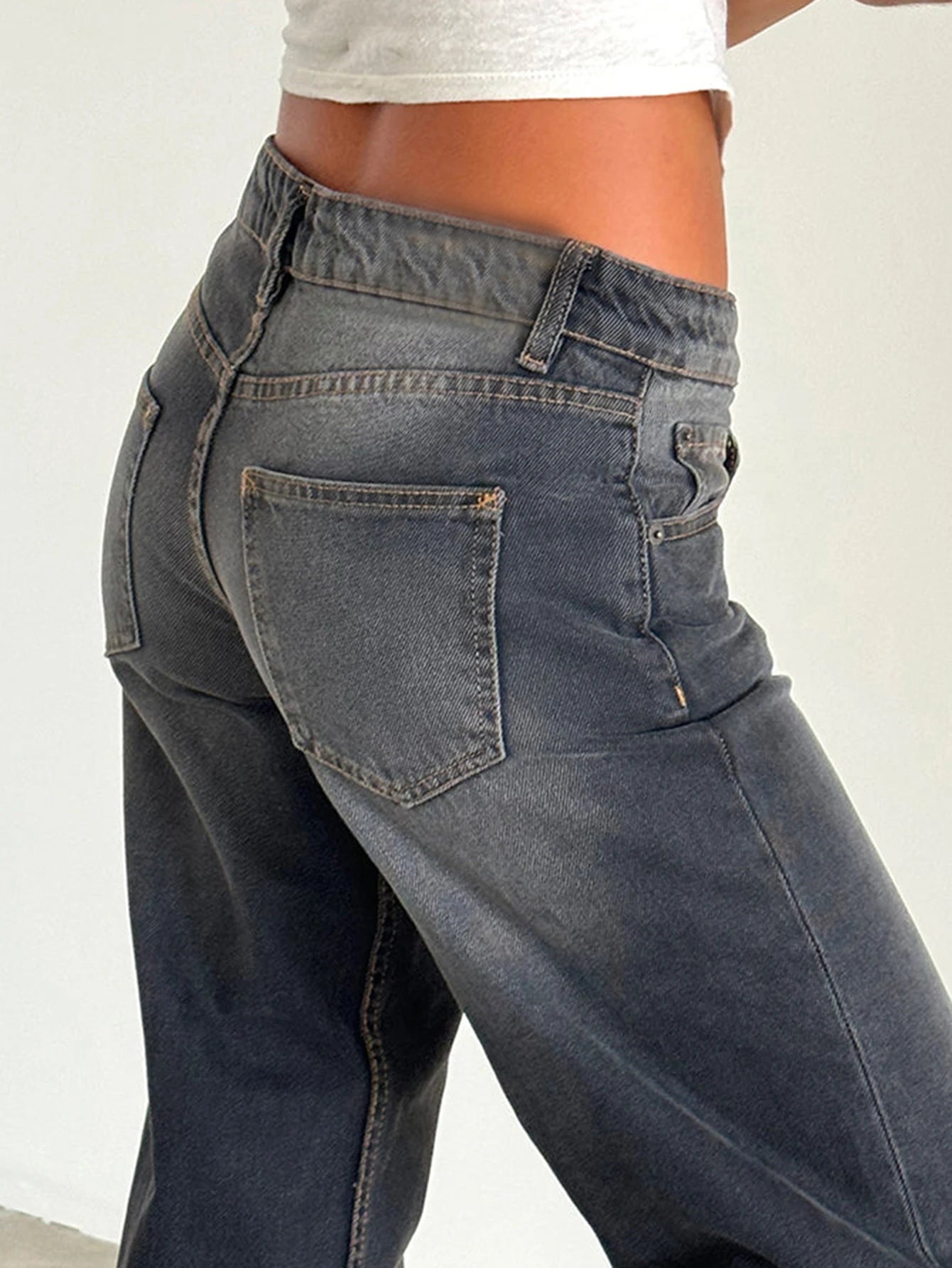 High Waist Baggy