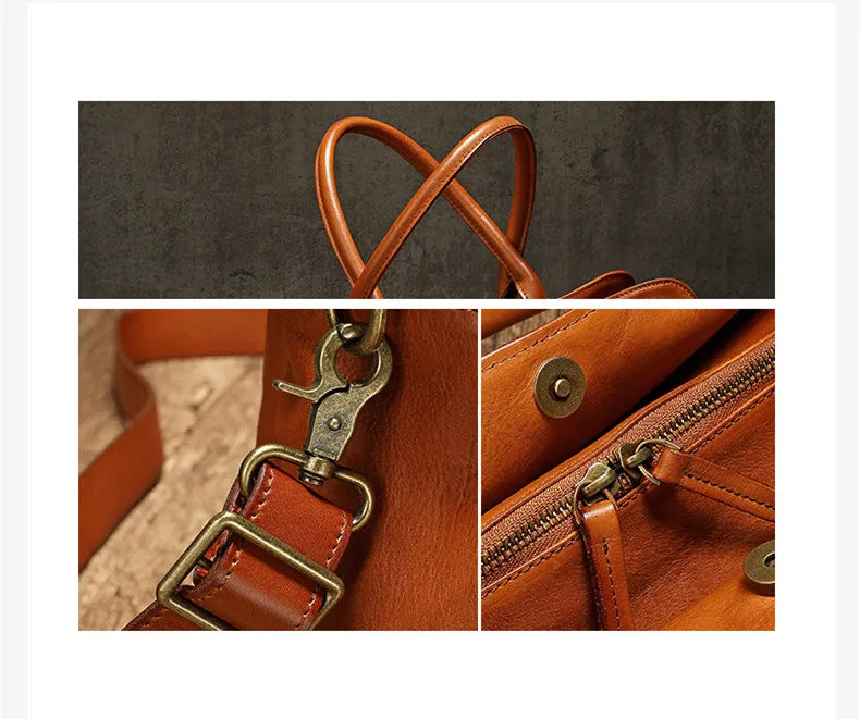 Genuine Leather Shoulder Bag