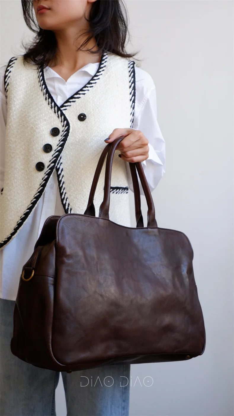 Genuine Leather Shoulder Bag