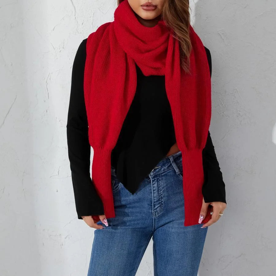 Multifunctional Women's Winter Scarf with Long