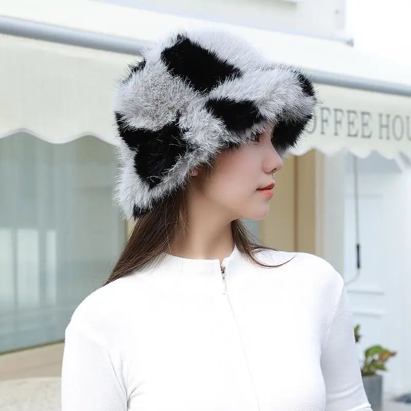 Luxury Faux Fur Bucket Hat