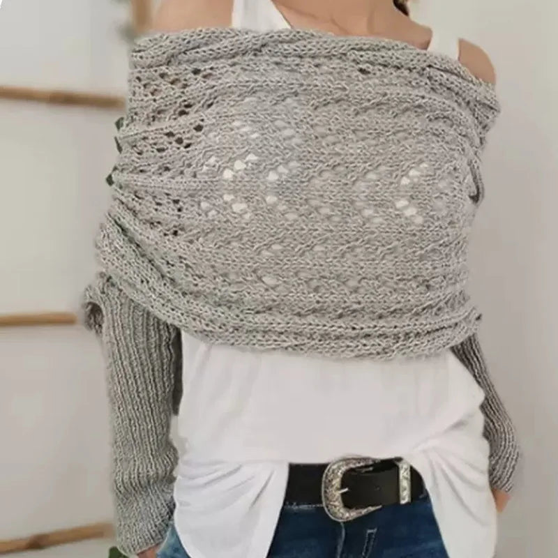 Multifunctional Women's Winter Scarf with Long