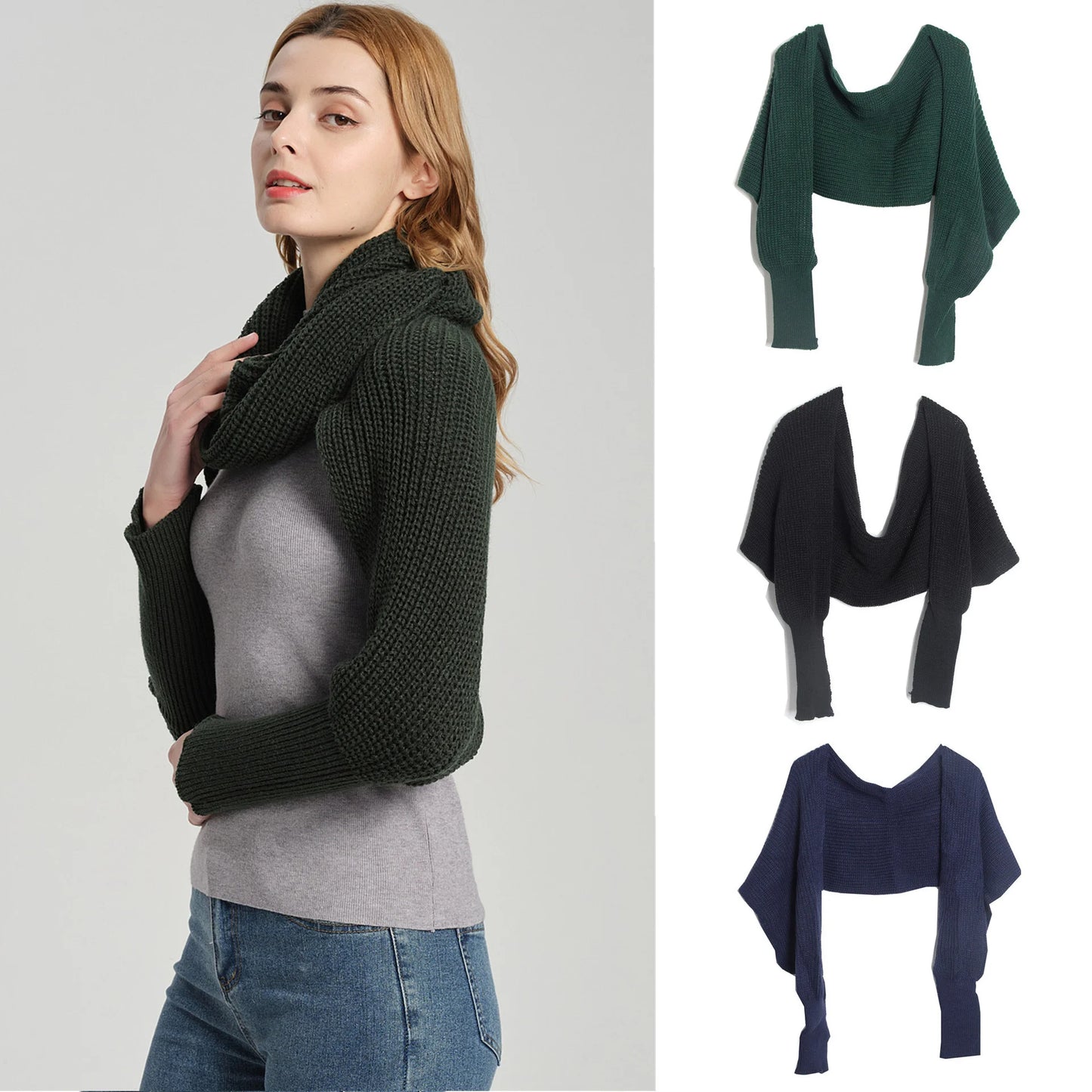 Multifunctional Women's Winter Scarf with Long
