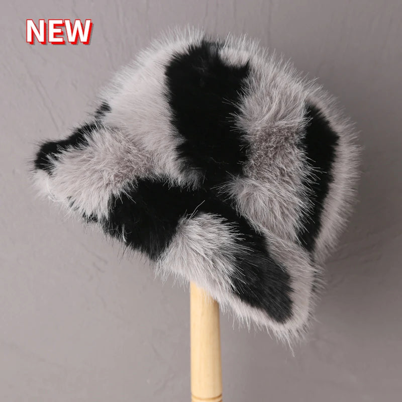 Luxury Faux Fur Bucket Hat