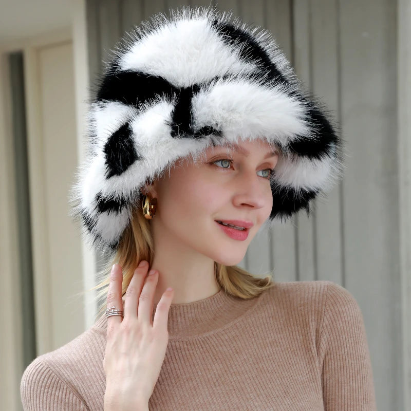 Luxury Faux Fur Bucket Hat