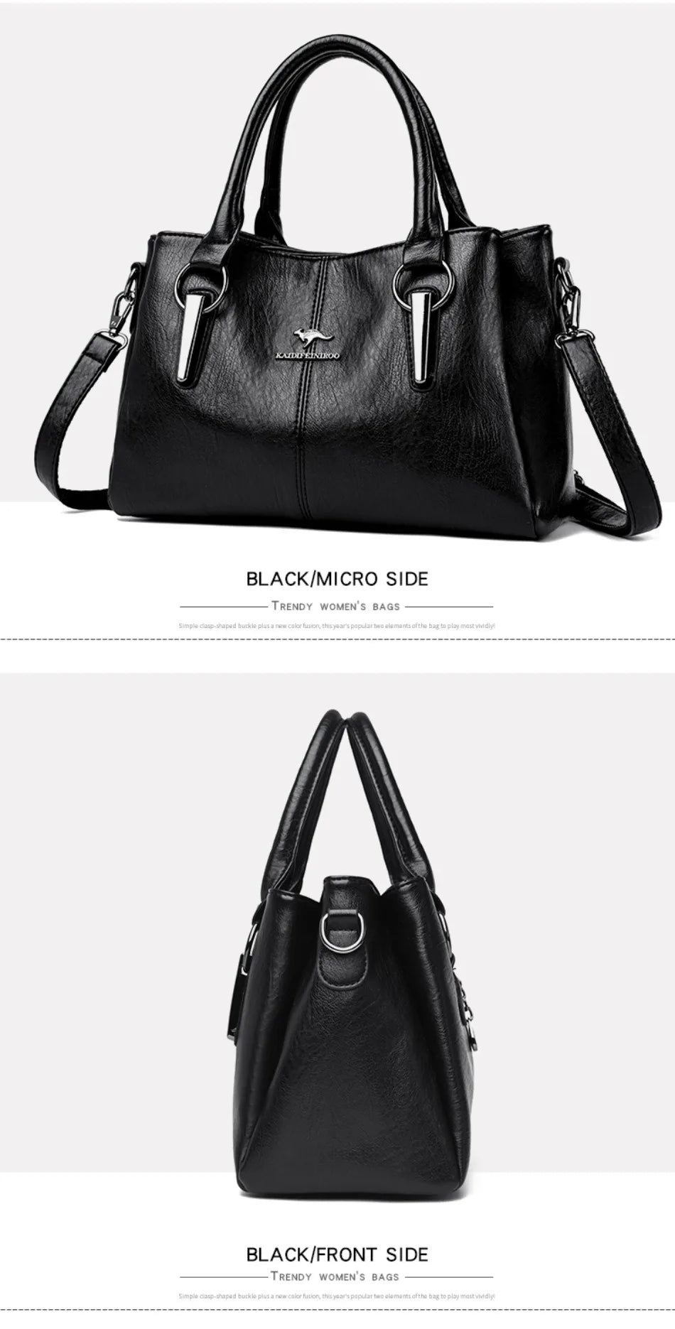 Lorvue Microfiber Synthetic Leather Bag
