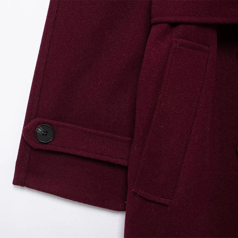 Burgundy Overcoat