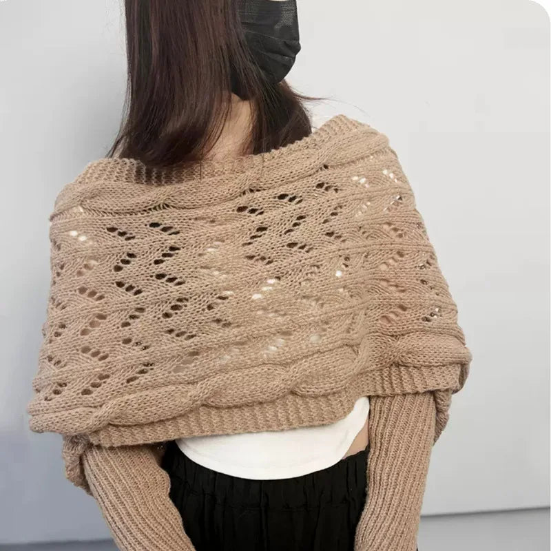 Multifunctional Women's Winter Scarf with Long