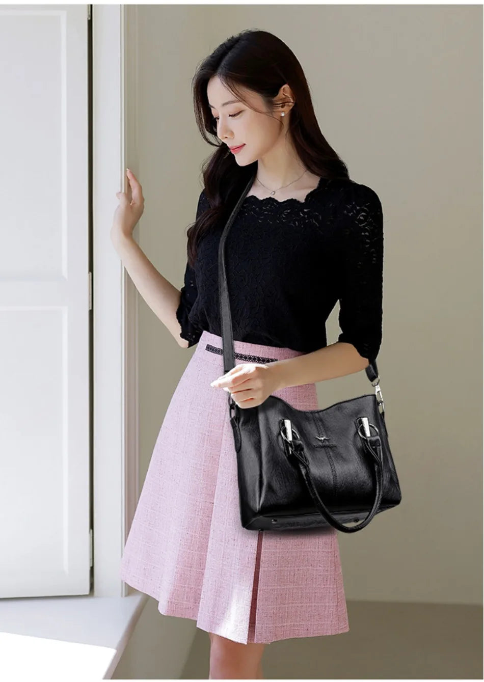 Lorvue Microfiber Synthetic Leather Bag