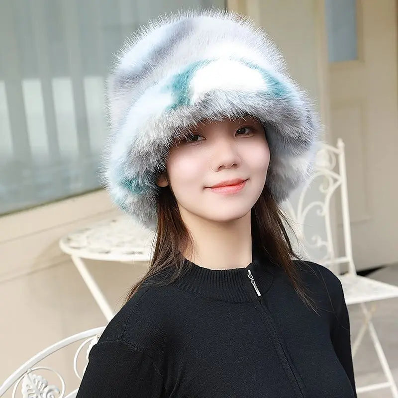 Luxury Faux Fur Bucket Hat
