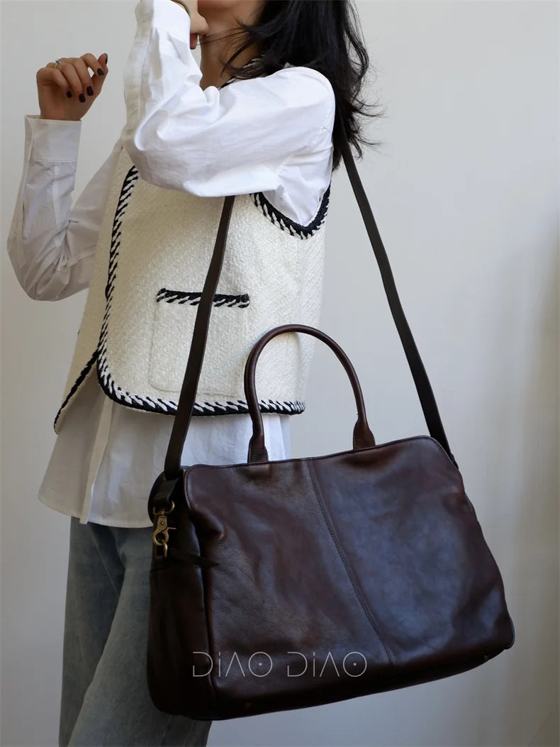 Genuine Leather Shoulder Bag