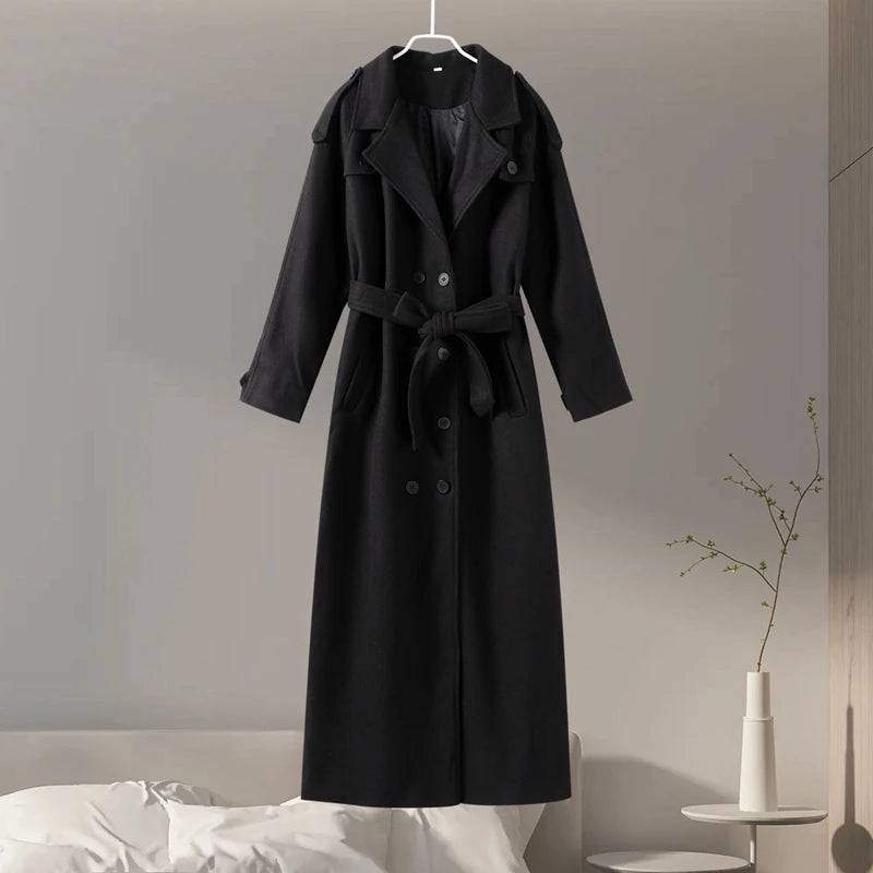 Burgundy Overcoat