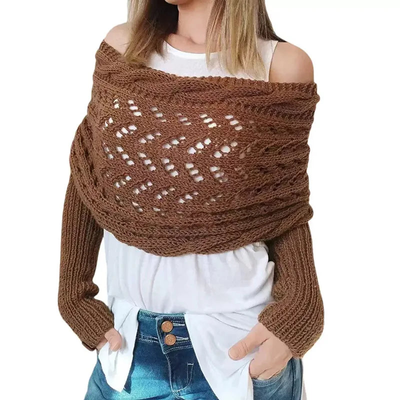 Multifunctional Women's Winter Scarf with Long