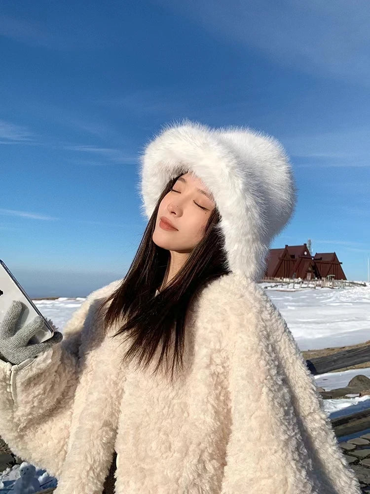Luxury Faux Fur Bucket Hat