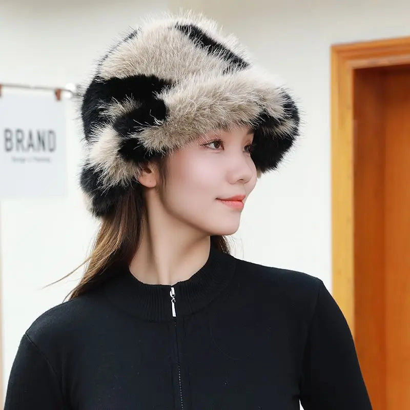 Luxury Faux Fur Bucket Hat