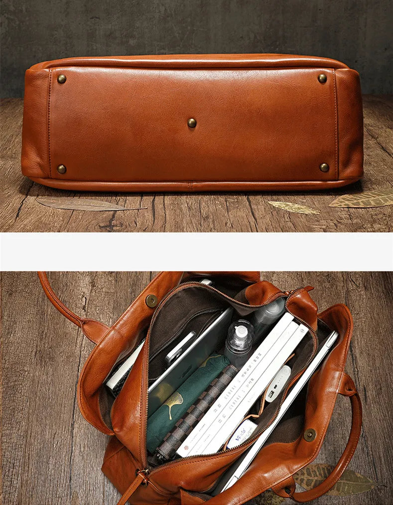 Genuine Leather Shoulder Bag