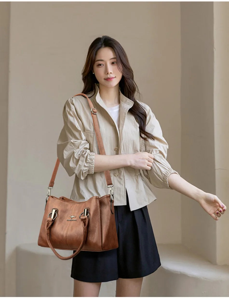 Lorvue Microfiber Synthetic Leather Bag