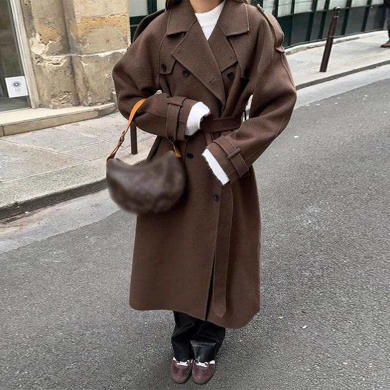 Burgundy Overcoat