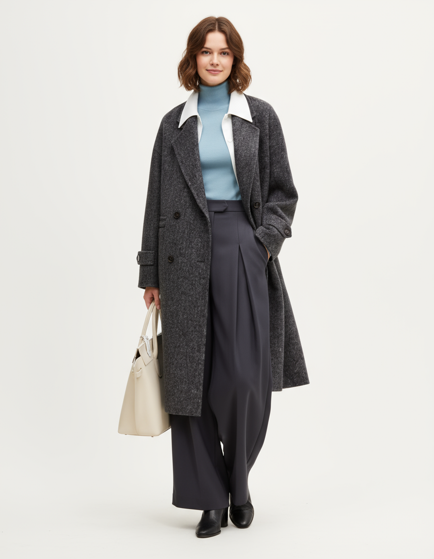Elegante Wool Coat
