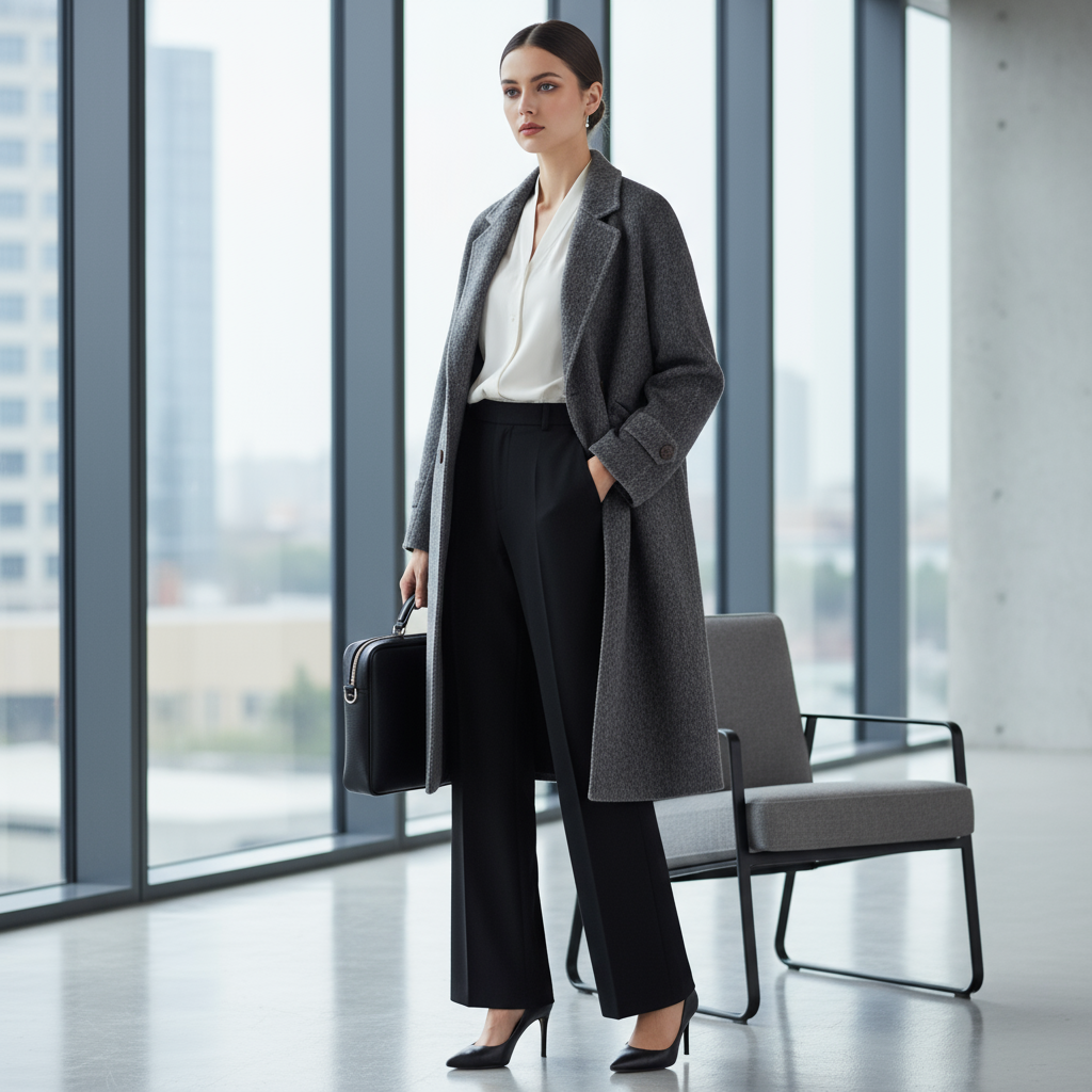 Elegante Wool Coat